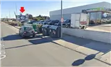 Vallas publicitarias en la rotonda de El Florín dirección balneario, Chiclana de la Frontera
